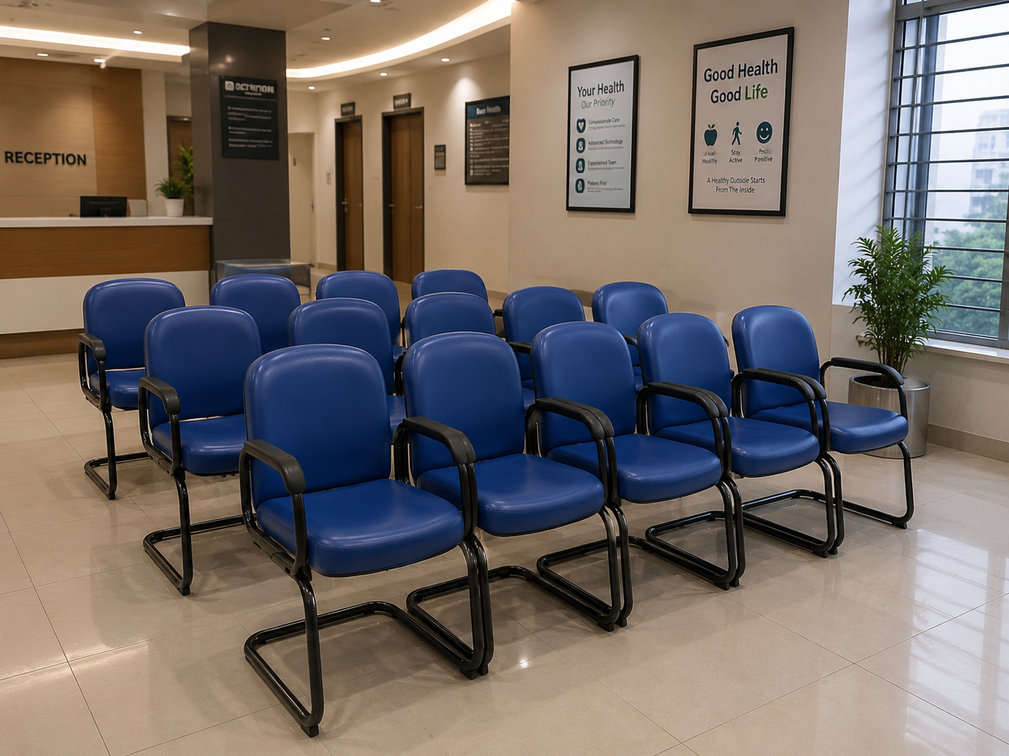 Office and hostel reception chairs